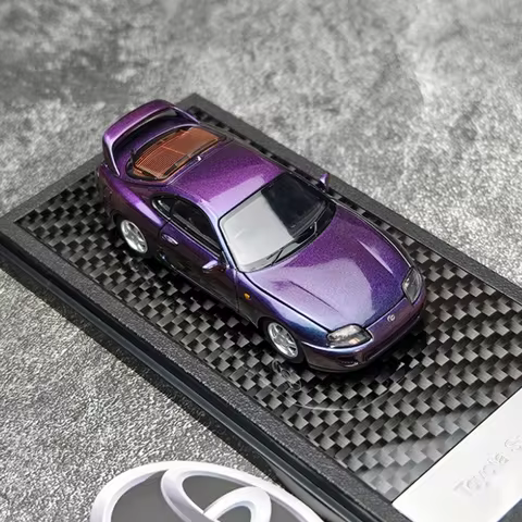LCD 1:64 scale alloy car model, Supra Mk4 A80