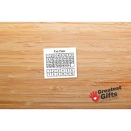 Date month label sticker expiration date month sticker