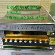 Inpo/power Supply 5V 40A Adapter 5V 40A Running Text