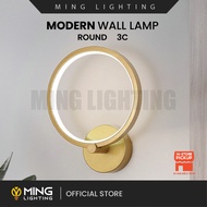 Modern Wall Lamp 15390 Wall Light LED Lighting Light Bulb Luxury Lighting Gold Lampu Dinding Mewah S
