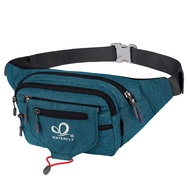 WATERFLY Fanny Pack Waist Bag: Runner Hip Pouch Bum Bag Running Belt Purse Fannie Pack for Walking J