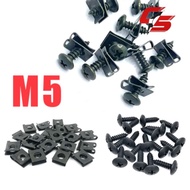 SCREW ORIGINAL COVERSET COVER SET TRADE KASAR M5 SCREW SKRU + CLIP