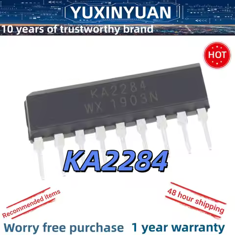 1PCS Brand new KA2284 SIP/DIP-9 AC/DC level indicator chip 5-point LED level meter driver made in Ch