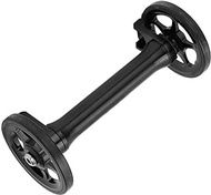 Dilwe Easy Wheels Extension Bar, Easy Wheel Extension Bar High Strength Lightweight Telescopic Folding Bike Extension Rod for Brompton 3sixty
