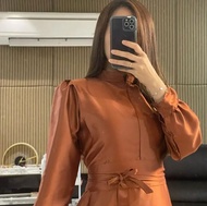 DRESS AISYAH SATIN TERBARU // GAMIS LEBARAN // GAMIS REMAJA VIRAL