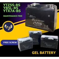 GEL BATTERY // YTZ5S YTZ5S-BS YTX7A-BS YTX7A YB5L YB5L-BS Y15ZR LC135 V2 V3 V4 V5 V6 V7 FZ EX5 WAVE110 WAVE125 DASH V1