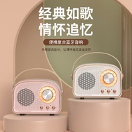 New DW21 retro-style wireless Bluetooth mini speaker, portable subwoofer, outdoor small sp