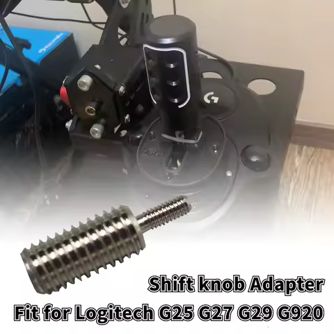 Manual 10x1.5 Gear Shifter Adapter For Logitech G25 G27 G29 G920 Modification Aluminum Alloy Accesso