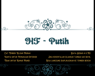 HF Cat Tembok Kiloan Putih Cat Kiloan Putih Murah Cat Tembok Putih Interior Cat Tembok Murah Cat Kil