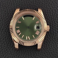 Miyota8285 Watch Case 36mm/39mm Rose gold/Gold 316L Stainless Steel Sapphire Crystal fit 8285 Moveme