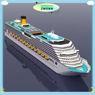 ZMONH Cruise Ship Paper Model Cruise Ship 3D Paper Model DIY Puzzle Manual Papercrafts