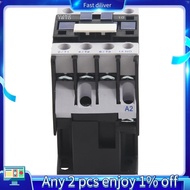 Power AC Contactor 1NO AC 220V 50/60Hz Coil Motor  Relay 32A 3-Phase-Pole