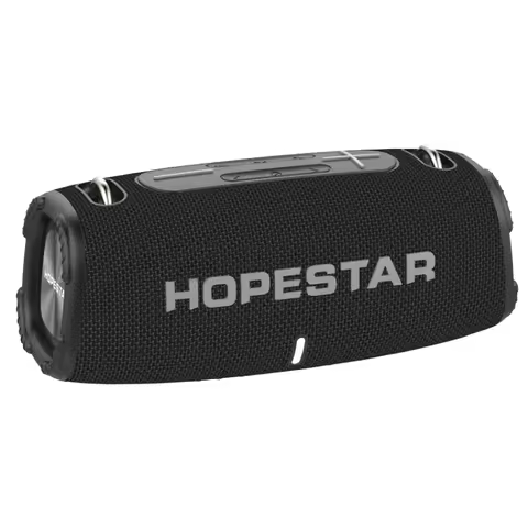 A6Max Hopestar Portable Outdoor Wireless Speaker High Sound Quality Stylish Subwoofer With Mini LED 
