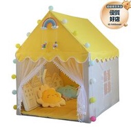 帳篷室內兒童遊戲屋城堡小房子家用床S上玩具寶寶女孩男孩大o.