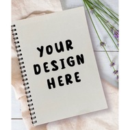 Custom NoteBook Spiral A5 aesthetic/Korean Premium aesthetic School NoteBook