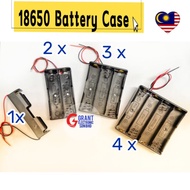 1pcs 18650 Battery Holder only Battery Case 1/2/3/4 slots 3.7v 18650 Battery Holder casing with wire lead