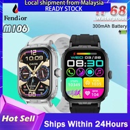 M106 Fendior Smartwatch with Alarm Donation IP68 Waterproof | Cofit App | Jam Tangan Pintar Lelaki W