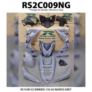 Rapido Coverset cover set (sticker Tanam) RS150 RS150R V1 / V2 Winner-150 (6) Nardo grey