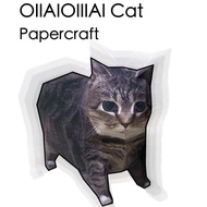 แมวมีมกระดาษ Meme Cat Papercraft