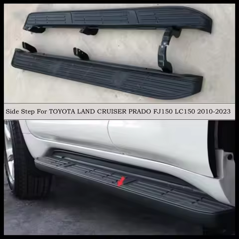 Running Board Side Step Bar Pedals For TOYOTA LAND CRUISER PRADO FJ150 LC150 2010-2023 Nerf Bars Hig