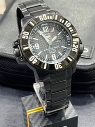 寄賣 罕有 二手中古Seiko 5 Sports SKZ217K1黑鈦限量版  狀態：新品同樣、Fullset  價錢$4280