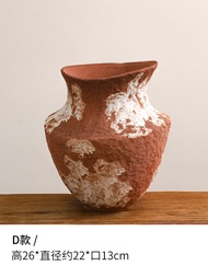 Modern Minimalist Ceramic Flower Vase Creative Decorative Ornament for Airbnb Space Geometric Shape