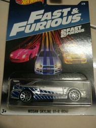 Hot Wheels Nissan Skyline GT-R R34 (2F2F)