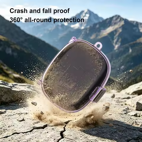 TPU Transparent Shockproof Cover for JBL Endurance Peak 4 Waterproof Dustproof Includes Locking Swit