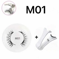 Magnet Magnetic 2 Magnetic 3D False Eyelashes Foreign Trade Hot-selling Source Glue @
