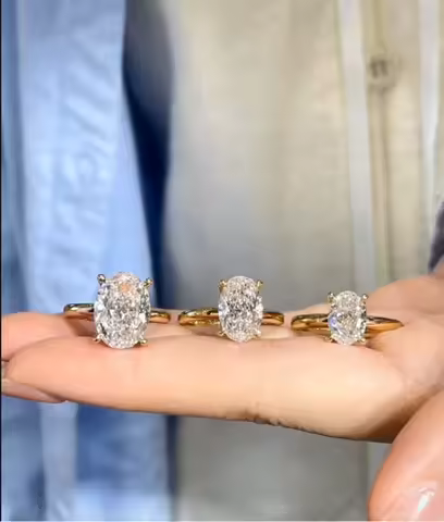 Popular Au585 14K white Gold Lab grown Diamond Ring DE VS1 IGI Certified Lab Diamond Ring Eternity D