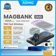ACMIC MAGBANK DUO Magsafe Wireless Powerbank Charger for iPhone Apple Watch