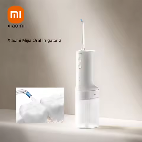 Xiaomi Mijia Oral Irrigator2 USB Rechargeable Teeth Flusher Dental Water Flosser Portable Dental Wat