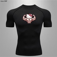 Men's Youth Leisure Sports Short Sleeve T-Shirt New Round Neck Basketball Top Running Yoga Suit FiMe