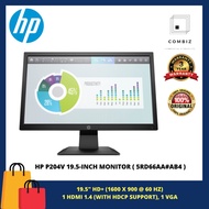 HP P204V 19.5-INCH MONITOR 19.5" HD+ 1600 x 900  60 Hz / HDMI VGA CONNECTIVITY