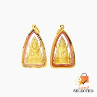 AURORA Selected จี้พระพุทธชินราช ทรงสามเหลี่ยม สีทอง [Design]