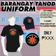 NEW BARANGAY TANOD UNIFORM ( CAP & T-SHIRT ) DTF Print - Bulk Supplier - Good QualityBARANGAY TANOD