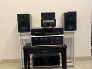 King ko  Audio KA-101 擴大機、Sony CD播放器、Sansui 擴大機