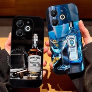 casing for ITEL A90 A80 A70 A60 A60S A56 A50 A05S Pro Drink Motif Case Soft Cover