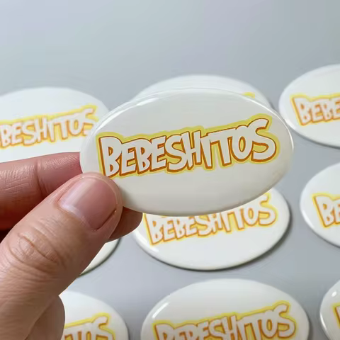Customized high quality label printing transparent gel logo sticker 3D soft epoxy dome crystal drops