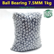 【Stok Sedia】Wholesale Galas Bebola 1kg Ball Bearing 7.5mm ≈581biji Carbon Steel Material