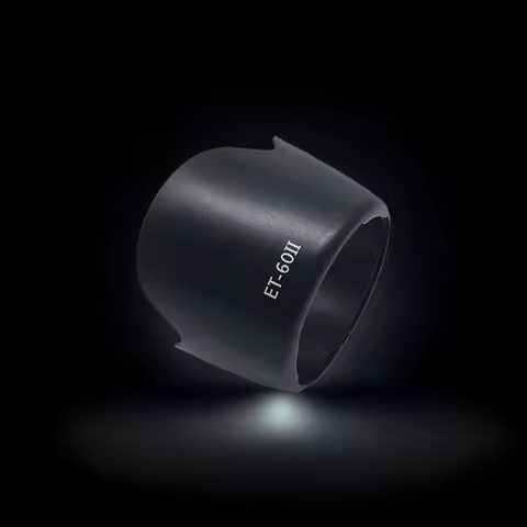 ET-60II Lens Hood 55mm ET60II Lens Cover Suitable for 55-250MM 75-300MMIIIUSM 90-300MMIIIUSM Lens Sh