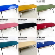 ln stock2023✻ↂ♘Folding Table Cloth 4ft, 5ft &amp; 6ft. Lifetime Table Cloth Spandex Table Cloth