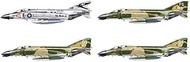 Italeri 1373S 1/72 F-4 C/D/J Phantom Usaf/Navy/Vietnam Aces Model Kit