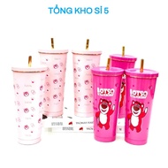 LOTSO BEAR BOTTLE 750ML Thermal Cup 750ML Cartoon Pattern Free 3 accessories. Thermal cup-MA: COCGUN