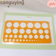 CONGUYING Draw A Circle Template Ruler Soft Ruler Special Ruler For Drawing Circle Drawing Special T