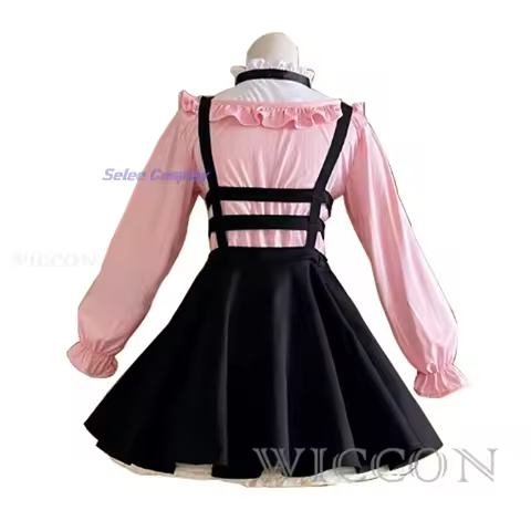 Anime The Co-iDOLM@STER Shiny Colors Fuyuko Mayuzumi Fuyuko Cosplay Costume Wig Dress Fancy Party Su