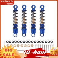 4Pcs 40Mm Metal  Oil Damper for  SCX24 C10 JLU   1/24 RC Crawler Car Upgrades