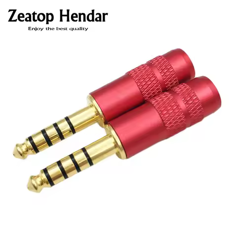20Pcs 4.4mm 5 Poles Male Full Balanced Headphone Plug 19.5mm for Sony PHA-2A TA-ZH1ES NW-WM1Z NW-WM1