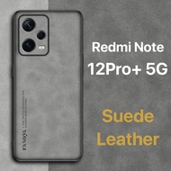 Suede Leather Case Redmi Note 12 Pro+ 5G 11S 11 Pro Plus 4G Case Touch Comfortable Anti-fingerprint 