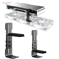 ESPOIR Graphics Card Holder, Chassis 12cm Fan Position Adjustable GPU Support Frame, Metal Sliding P